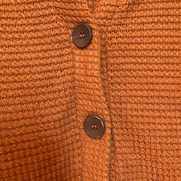 Knit orange long sleeve - Picture 4 of 5